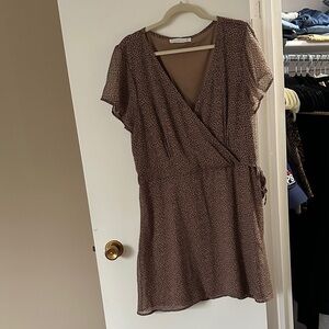 Abercrombie & Fitch faux wrap mini dress